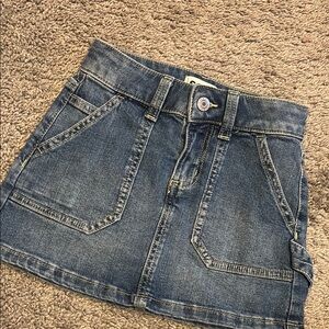 Denim Mini Skirt